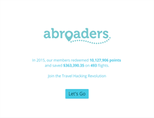 Tablet Screenshot of abroaders.com